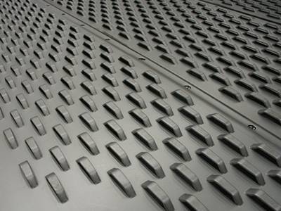 This is a fixed valves tray with special valves.